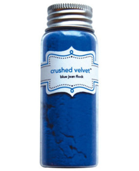 Doodlebug Design Inc. Blue Jean Crushed Velvet Flock (1793)