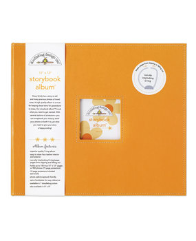 Doodlebug Design Inc. Tangerine 12x12 Inch Storybook Album (2725) Doodlebug Design Inc. Tangerine 12x12 Inch Storybook Album (2725)