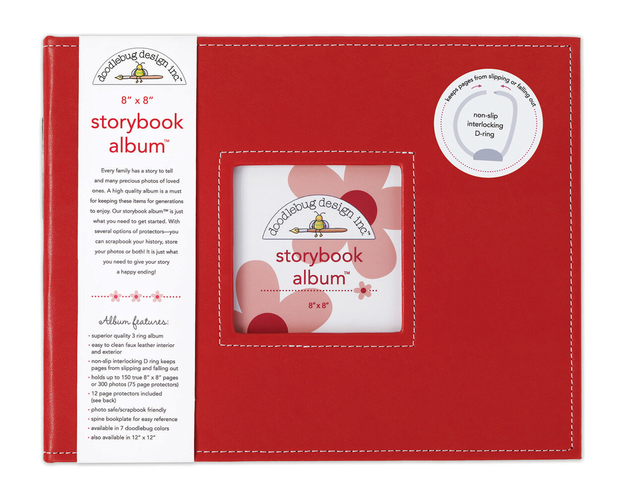 Doodlebug Design Inc. Ladybug 8x8 Inch Storybook Album (2735)