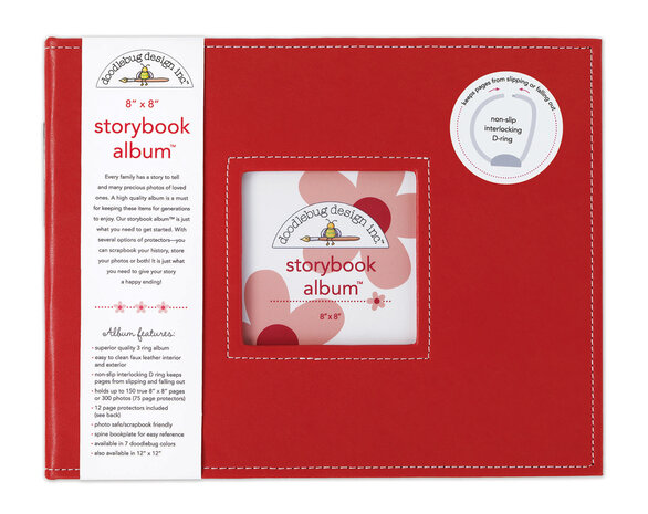 Doodlebug Design Inc. Ladybug 8x8 Inch Storybook Album (2735)