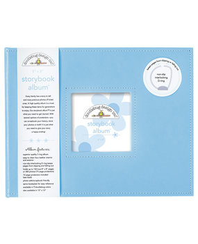 Doodlebug Design Inc. Bubble Blue 8x8 Inch Storybook Album (3201)