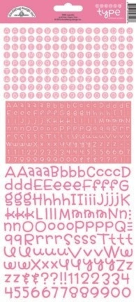 Doodlebug Design Inc. Cupcake Teensy Type Stickers (3426)