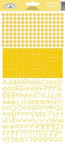 Doodlebug Design Inc. Bumblebee Teensy Type Stickers (3430)