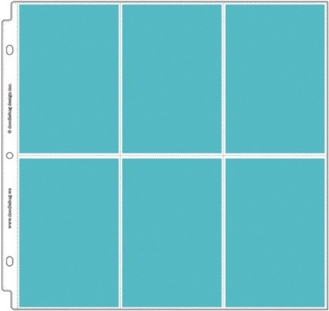 Doodlebug Design Inc. Vertical Photo/Recipe Card Protectors 12x12 Inch (12pcs) (3492)