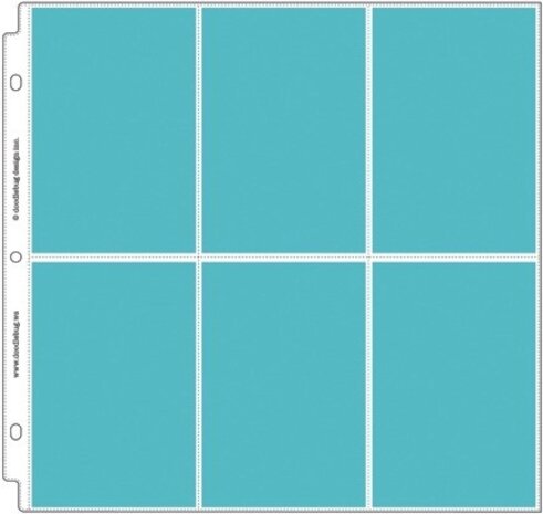 Doodlebug Design Inc. Vertical Photo/Recipe Card Protectors 12x12 Inch (12pcs) (3492)