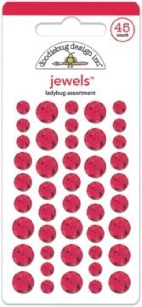 Doodlebug Design Inc. Ladybug Jewels (45pcs) (3504) Doodlebug Design Inc. Ladybug Jewels (45pcs) (3504)