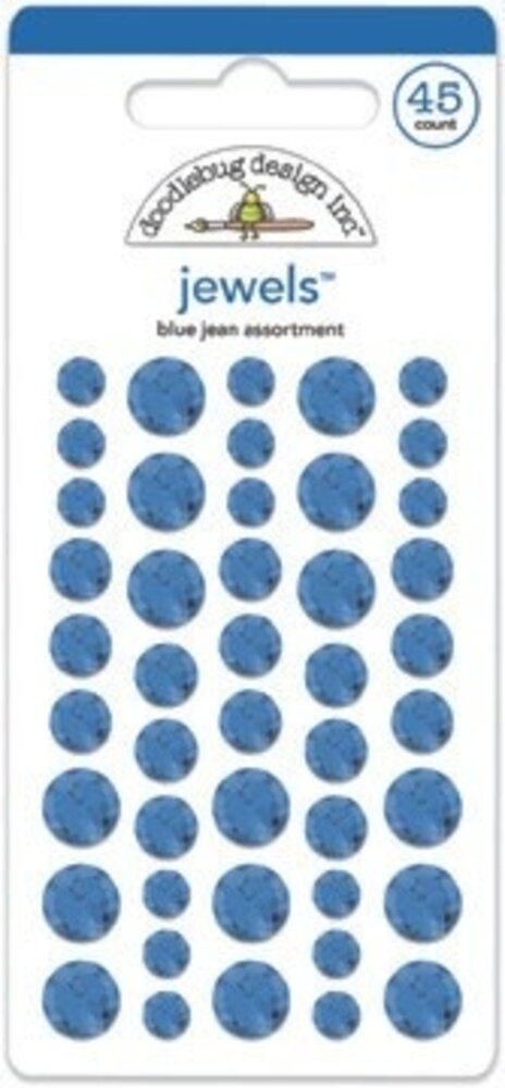 Doodlebug Design Inc. Blue Jean Jewels (45pcs) (3509) Doodlebug Design Inc. Blue Jean Jewels (45pcs) (3509)