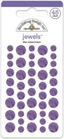 Doodlebug Design Inc. Lilac Jewels (45pcs) (3510)