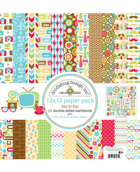 Doodlebug Design Inc. Day to Day 12x12 Inch Paper Pack (3961)