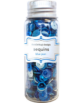 Doodlebug Design Inc. Blue Jean Sequins (4263)