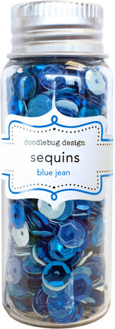 Doodlebug Design Inc. Blue Jean Sequins (4263)