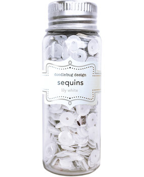 Doodlebug Design Inc. Lily White Sequins (4265)