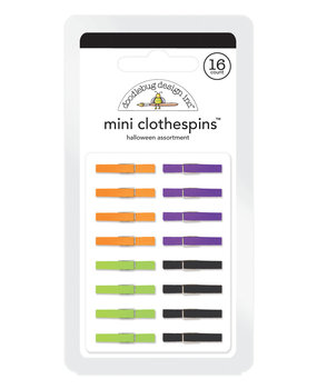 Doodlebug Design Inc. Halloween Mini Clothespins (16pcs) (4435)