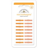 Doodlebug Design Inc. Tangerine Mini Clothespins (16pcs) (4442)