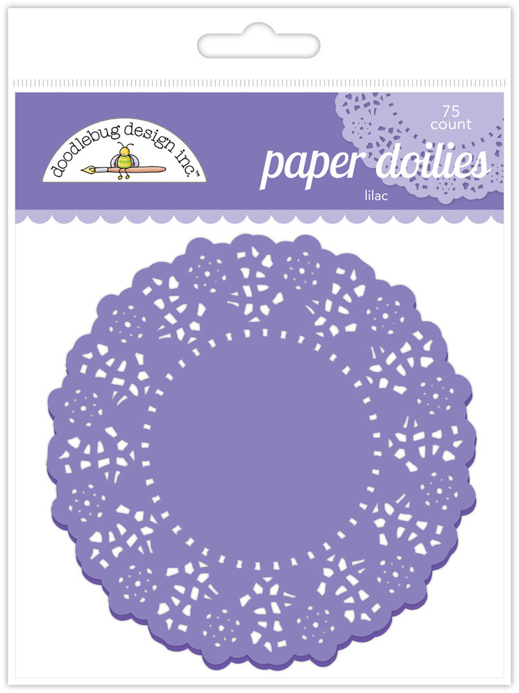Doodlebug Design Inc. Lilac Doilies (75pcs) (4459)
