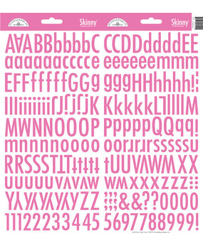 Doodlebug Design Inc. Bubblegum Skinny Stickers (4717)