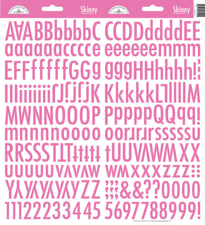 Doodlebug Design Inc. Bubblegum Skinny Stickers (4717)