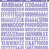Doodlebug Design Inc. Lilac Skinny Stickers (4724)