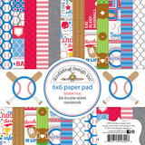 Doodlebug Design Inc. Home Run 6x6 Inch Paper Pad (4892)