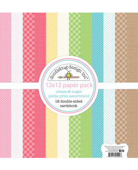 Doodlebug Design Inc. Cream & Sugar 12x12 Inch Petite Print Paper Pack (5522) Doodlebug Design Inc. Cream & Sugar 12x12 Inch Petite Print Paper Pack (5522)