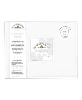 Doodlebug Design Inc. Lily White 8x8 Inch Storybook Album (5730) Doodlebug Design Inc. Lily White 8x8 Inch Storybook Album (5730)