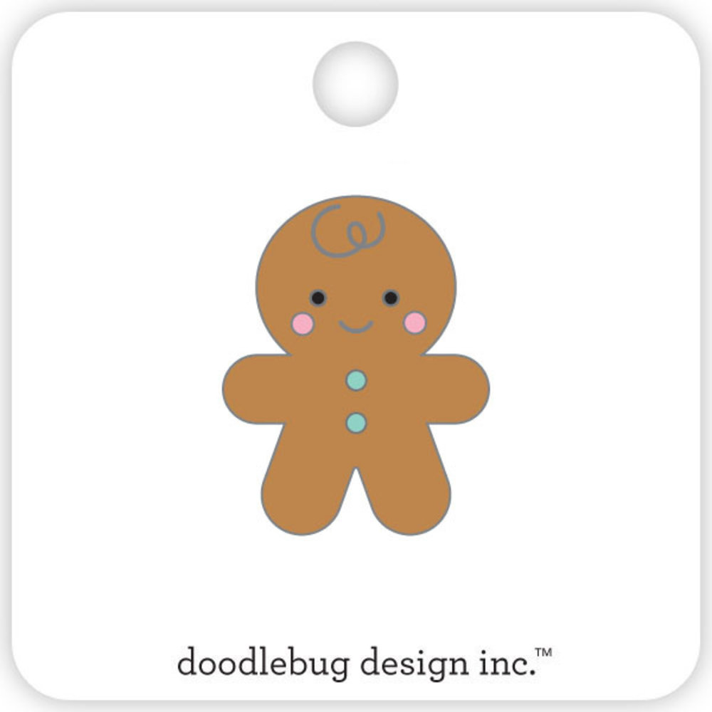 Doodlebug Design Inc. Gingerbread Man Collectible Pin (5772)