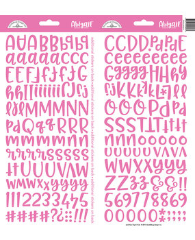 Doodlebug Design Inc. Bubblegum Abigail Stickers (5808) Doodlebug Design Inc. Bubblegum Abigail Stickers (5808)