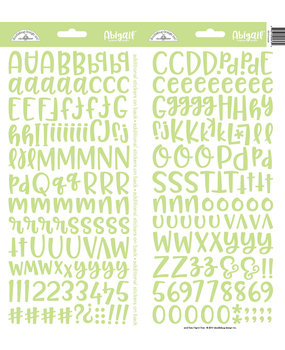 Doodlebug Design Inc. Limeade Abigail Stickers (5813)