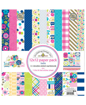 Doodlebug Design Inc. Hello 12x12 Inch Paper Pack (6000)