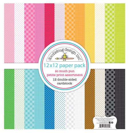Doodlebug Design Inc. So Much Pun 12x12 Inch Petite Prints Paper Pack (6069) Doodlebug Design Inc. So Much Pun 12x12 Inch Petite Prints Paper Pack (6069)