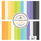 Doodlebug Design Inc. Pumpkin Party 12x12 Inch Petite Print Paper Pack (6176)
