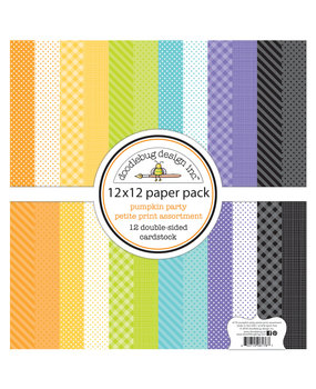 Doodlebug Design Inc. Pumpkin Party 12x12 Inch Petite Print Paper Pack (6176)