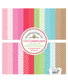 Doodlebug Design Inc. Christmas Town 12x12 Inch Petite Print Paper Pack (6177)