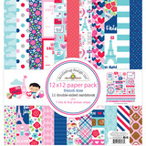 Doodlebug Design Inc. French Kiss 12x12 Inch Paper Pack (6276)