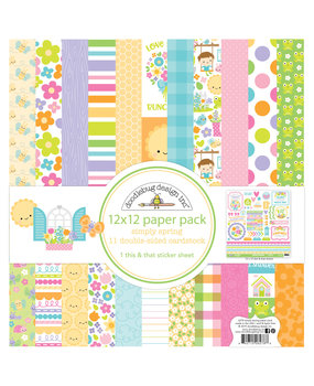 Doodlebug Design Inc. Simply Spring 12x12 Inch Paper Pack (6278) Doodlebug Design Inc. Simply Spring 12x12 Inch Paper Pack (6278)