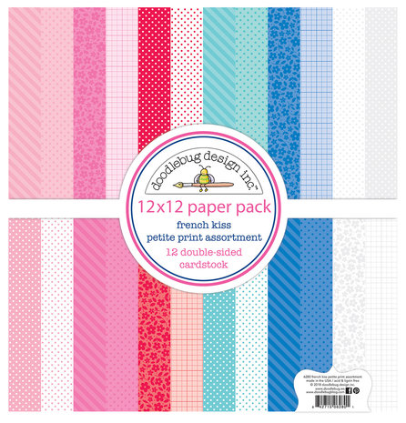 Doodlebug Design Inc. French Kiss 12x12 Inch Petite Print Assortment Pack (6280) Doodlebug Design Inc. French Kiss 12x12 Inch Petite Print Assortment Pack (6280)