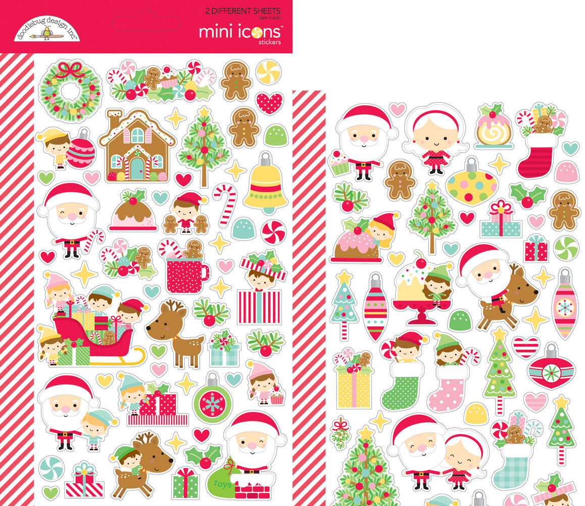 Doodlebug Design Inc. Christmas Magic Mini Icons Sticker (6471)