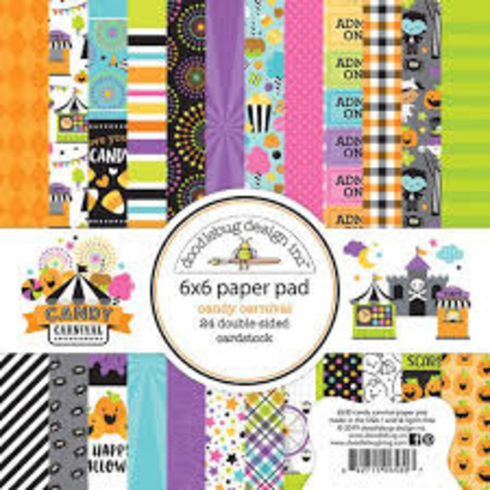 Doodlebug Design Inc. Candy Carnival 6x6 Inch Paper Pad (6530) Doodlebug Design Inc. Candy Carnival 6x6 Inch Paper Pad (6530)