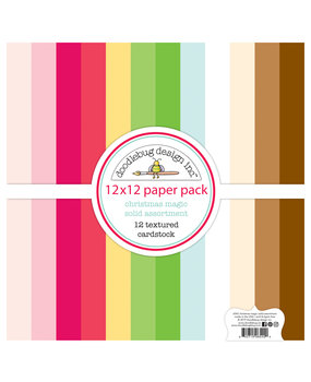 Doodlebug Design Inc. Christmas Magic 12x12 Inch Textured Cardstock Paper Pack (6542) Doodlebug Design Inc. Christmas Magic 12x12 Inch Textured Cardstock Paper Pack (6542)