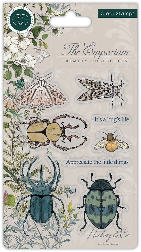 Craft Consortium The Emporium Beetles Clear Stamps (CCSTMP019) Craft Consortium The Emporium Beetles Clear Stamps (CCSTMP019)