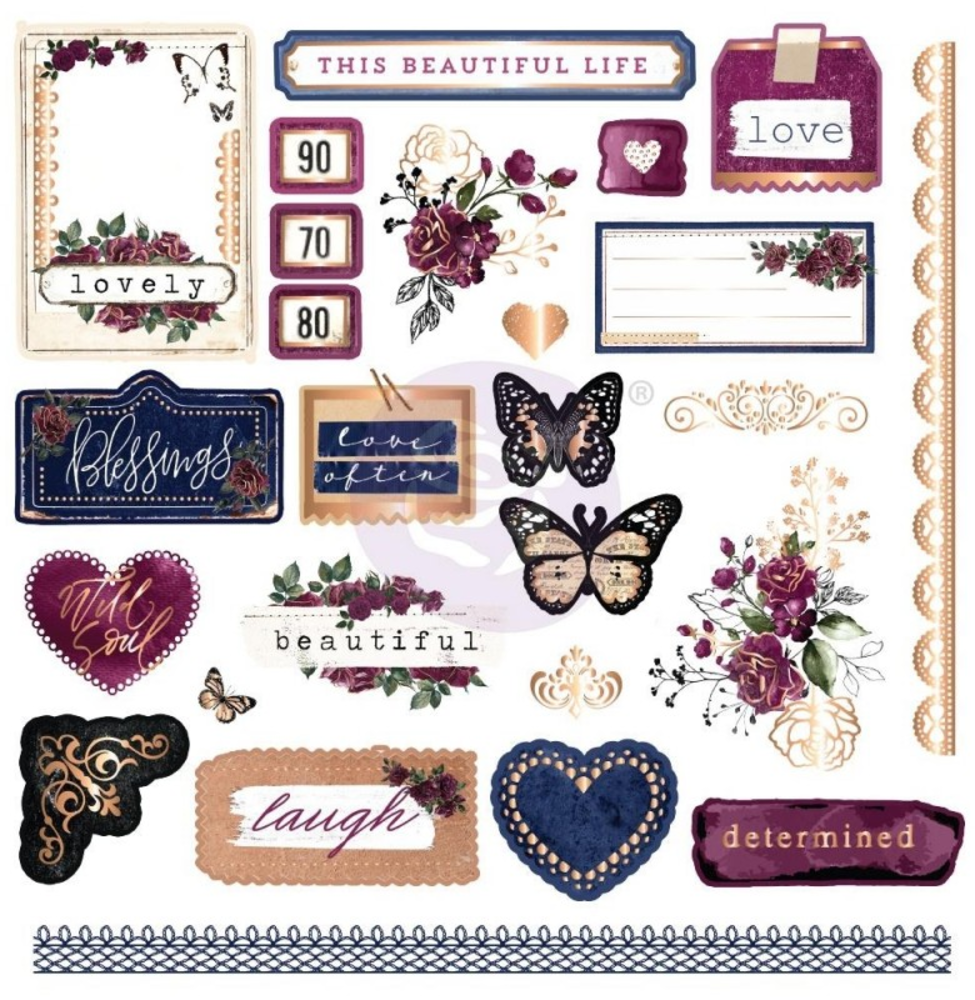 Prima Marketing Inc Darcelle Ephemera & Stickers (642037) Prima Marketing Inc Darcelle Ephemera & Stickers (642037)