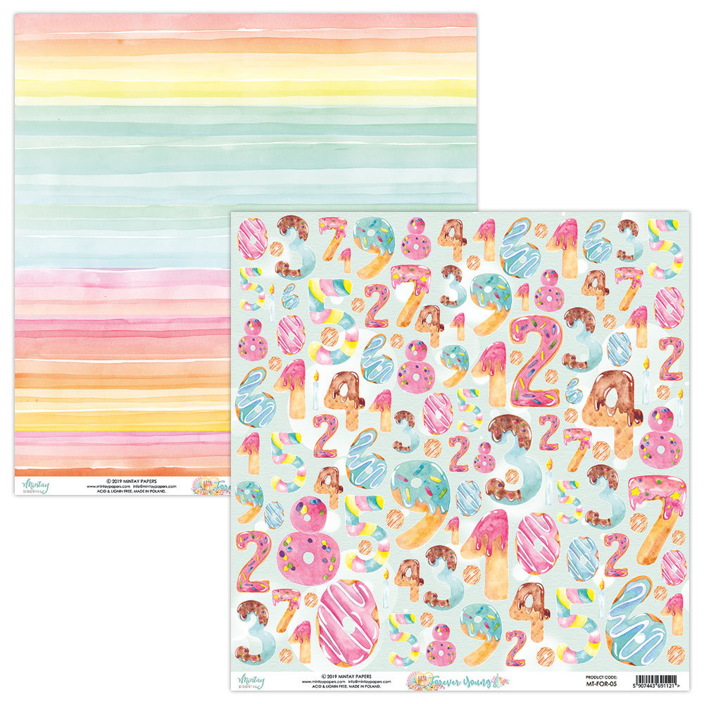 Mintay Forever Young 6x6 Inch Scrapbooking Paper Pad (MT-FOR-08) Mintay Forever Young 6x6 Inch Scrapbooking Paper Pad (MT-FOR-08)