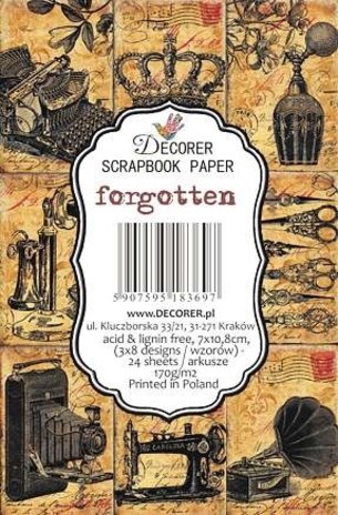 Decorer Forgotten Paper Pack (7x10,8cm) (DECOR-M70)