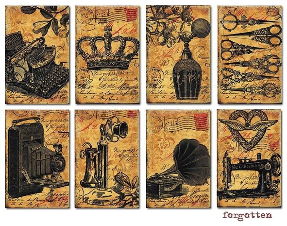 Decorer Forgotten Paper Pack (7x10,8cm) (DECOR-M70)