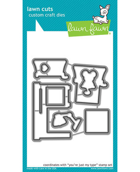 Lawn Fawn You're Just My Type Dies (LF2166)