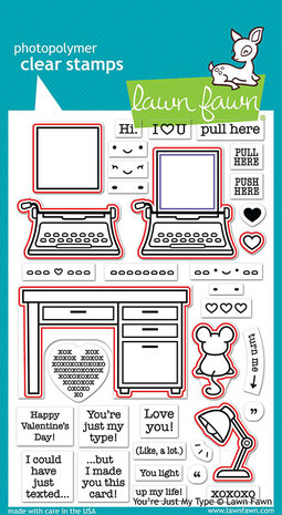 Lawn Fawn You're Just My Type Dies (LF2166)