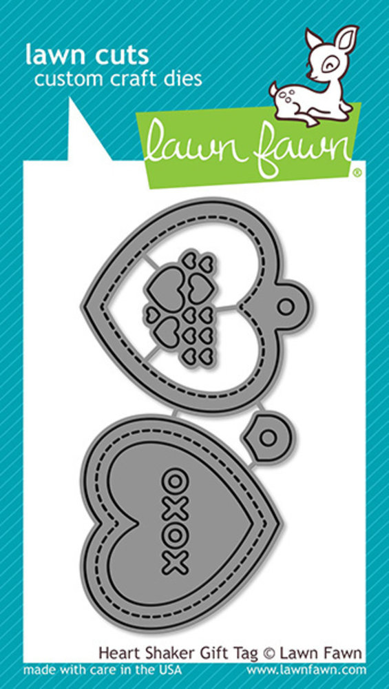 Lawn Fawn Heart Shaker Gift Tag Dies (LF2174)