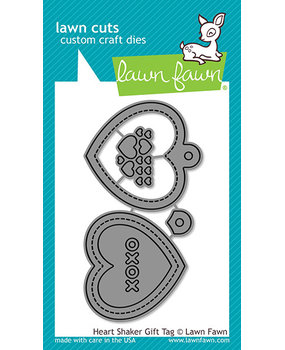 Lawn Fawn Heart Shaker Gift Tag Dies (LF2174)