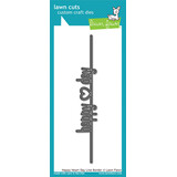 Lawn Fawn Happy Heart Day Line Border Dies (LF2177)