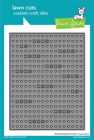 Lawn Fawn XOXO Backdrop: Portrait Dies (LF2179) Lawn Fawn XOXO Backdrop: Portrait Dies (LF2179)